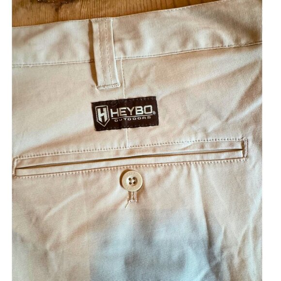 Heybo Outdoors Augusta Chino Shorts XXL Stone NWT - Picture 5 of 8